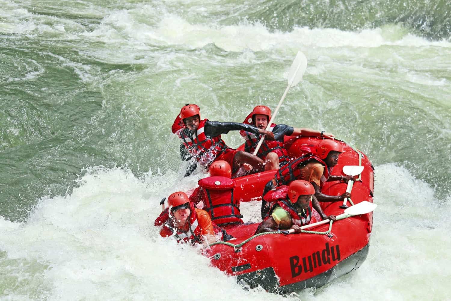 Rowing on Zambia Safari Holiday